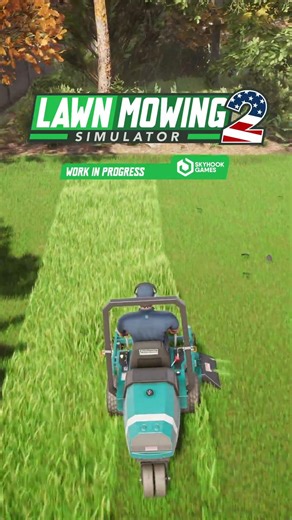 Lawn Mowing Simulator 2 - NEW Grass Clippings!!