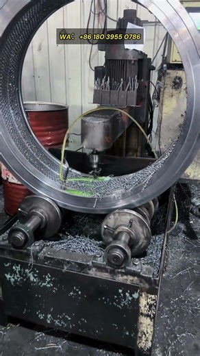 Video of the mold manufacturing process for ring die pellet mills.#pelletizer