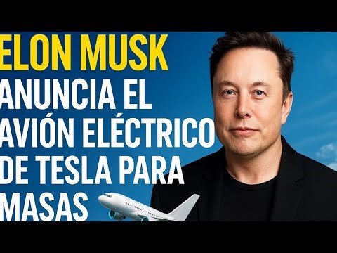 🚀 Tesla presenta su primer avión eléctrico en 2026: ¿El fin de Boeing y Airbus? #elonmusk #tesla