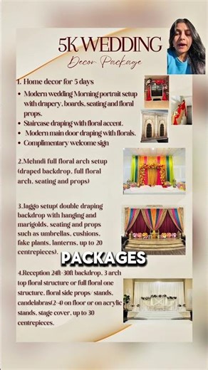 Wedding Decor Packages Explained | $3K $4K $5K Wedding Setup Options