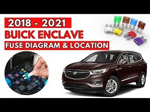 Buick Enclave (2018 to 2021) Fuse Box Diagrams & Location User Guide