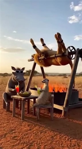 Warthog vs Lion: Hilarious Moments