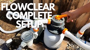 Watch DEMO of Flowclear Sand Filter Pump on Amazon Live