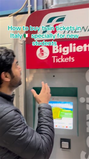 Muhammad Yasir Shakeel on Instagram: "Remember to always buy a train ticket. This video is especially for new students. You can purchase your ticket online or use the ticket machines available at train stations. Having a valid ticket will help you avoid heavy fines and ensure a smooth, stress-free journey. I would also like to sincerely thank the Italian government, and especially President @giorgiameloni , for the great initiatives taken for students. These efforts, including providing travel p