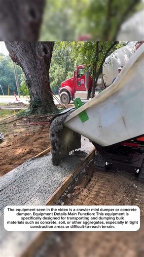 crawler mini dumper or concrete dumper#shortvideos #machinetechnology