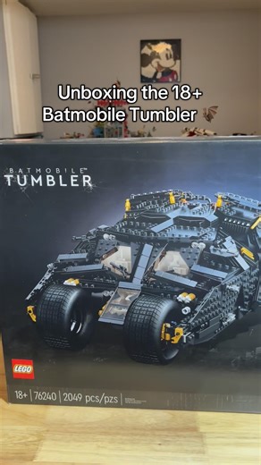 UNBOXING LEGO 76240 BATMOBILE TUMBLER! 🦇 #lego #batman #legobatman