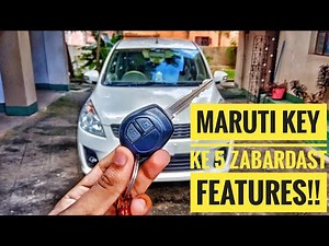 TOP 5 tips and tricks of Maruti Suzuki remote key/Hidden features of key. Ertiga Security system.