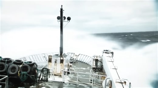 Watch a trawler lose power then reverse itself under the sea