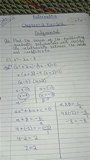 class 10 mathematics full ch-2