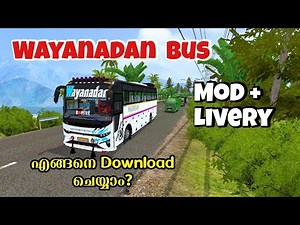 Wayanadan Bus Mod + Livery | Bus Simulator Indonesia | Sreyas Yatheendran