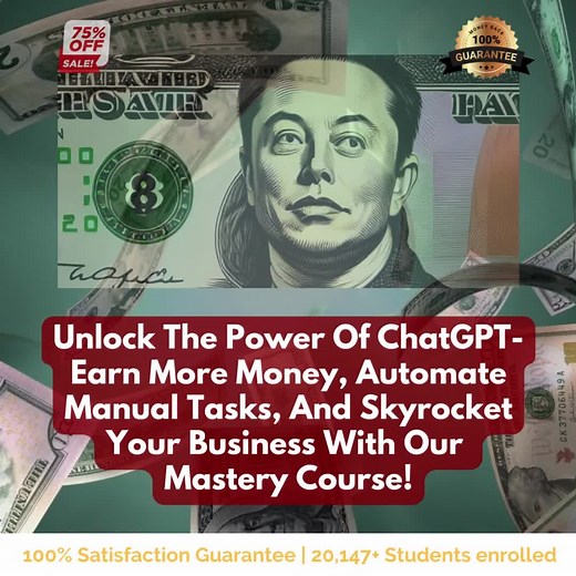 AI Mastery has over 100 comprehensive lessons, proven examples, systems, and secret strategies to get the most out of ChatGPT 💰 https://www.theaimastery.com/ _ #chatgpt #ai #aitools #productivity #tech #prompts #gpt3 #dalle #gpt4 #productivity #midjourney #openai | AI Mastery