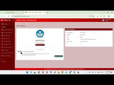 CARA UBAH LOGO MENU ADMINISTRATOR E RAPOR