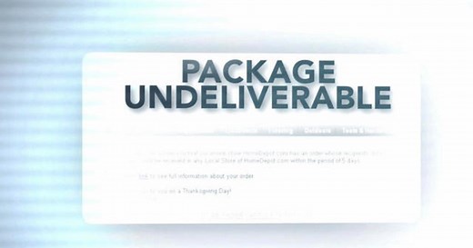 Holiday email scams target shipped packages