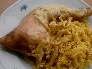 RECETTE DE POULET A LA CREME