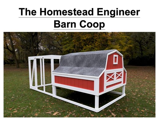 Chicken Coop & Run Plans for 20-30 Chickens - Etsy