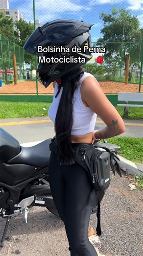 Bolsa de perna para motociclistas #motogirl #moto #motomulher #mulheremoto #yamaha