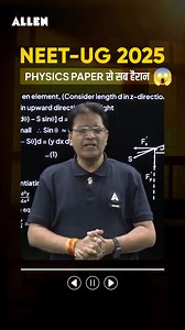 221K views · 1.8K reactions | Toughest Physics Paper of History? | NEET 2025 Analysis - BM Sir  | Allen Career Institute | Facebook