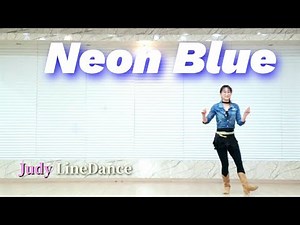 Neon Blue Line Dance (Improver)-Demo