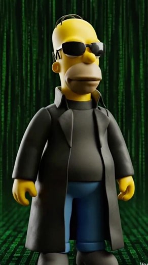 The Matrix Neo Homer