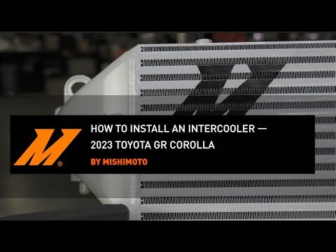 How To Install An Intercooler — 2023+ Toyota GR Corolla
