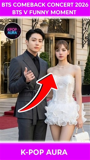 BTS COMEBACK CONCERT 2026 BTS V FUNNY MOMENT| BLACKPINK REACTION #bts #blackpink #kpop