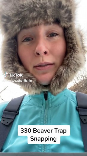 Setting off a 330 conibear trap, snap snap! #trapping #trappingseason #northdakota #getoutside #hunting #girlswhohunt #whatgetsyououtdoors