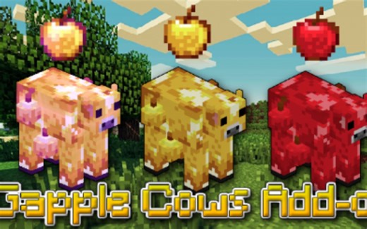 我的世界手机模组:苹果与牛（又多了一种刷不死图腾的方法）