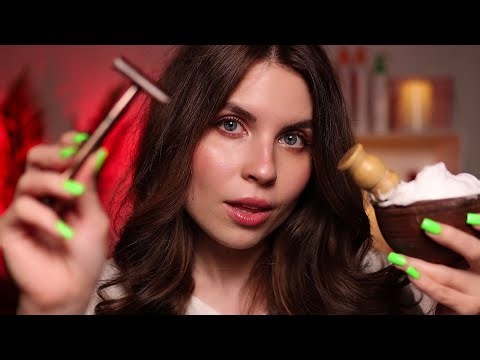 ASMR Barbershop Roleplay | Haircut & Shave SPA | Personal Attention | Real Person ASMR