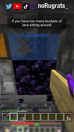 Minecraft AFK Obsidian Farm Tutorial