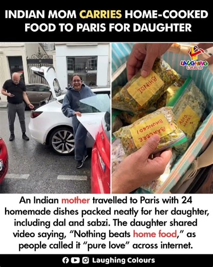 A Mother’s Love Travels Miles: Homemade Food Delivered from India to Paris ❤️