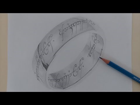 How to draw the one ring - The Lord of the Rings trilogy