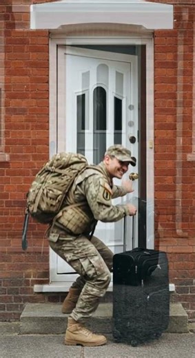 😜 Boxer Dog Tackles Soldier Dad in Hallway. Epic reunion moment caught