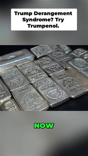 Introducing Trumpenol: The ONLY cure for TDS and TSS. Get yours now before it's too late! #TrumpDerangementSyndrome #TrumpSycophantSyndrome #Satire #SilverBars #Cure