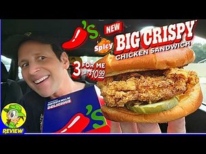 Chili's® Spicy Big Crispy™ Chicken Sandwich Review 🌶️💪🐔 3 For Me®! 🤩 Peep THIS Out! 🕵️‍♂️