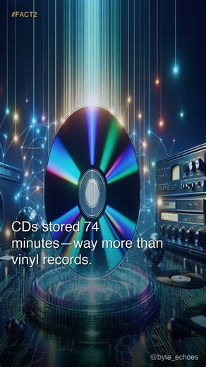 The Compact Disc was designed so Beethoven’s Ninth Symphony could fit on one disc. 💿