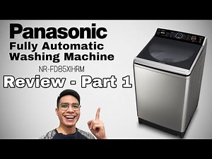 PANASONIC WASHING MACHINE NA-FD85X1HRM TOP LOAD (PART 1)