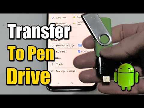Android Phone to Pen Drive Directly Transfer Images, Video, Music, Any data (Easy Tutorial)