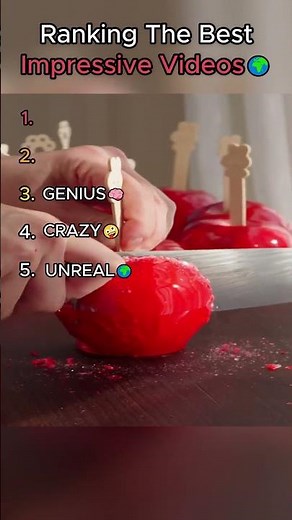 Ranking the Best Impressive Videos