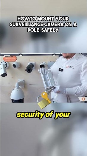 How to Mount Your Surveillance Camera on a Pole Safely