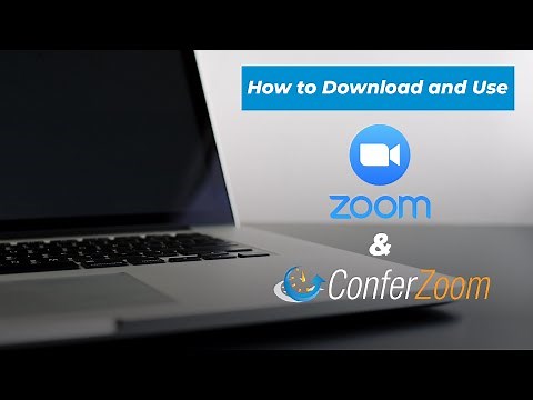 How to download and use Zoom & ConferZoom (Video Tutorial for ESL Students)
