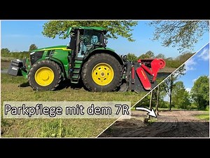 Ackern mit dem John Deere 7R350 | Reaktive Lenkung testen | LOHN VLOG 35