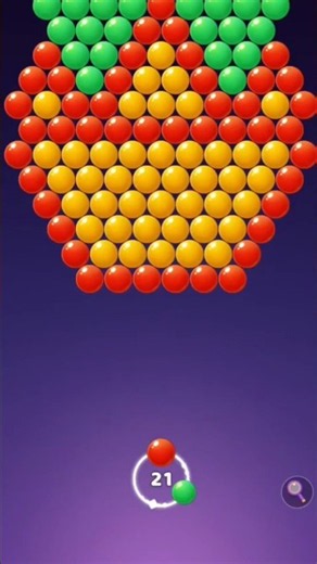 🎮 Bubble Shooter Gameplay! 🫧🔥Watch this satisfying Bubble Shooter