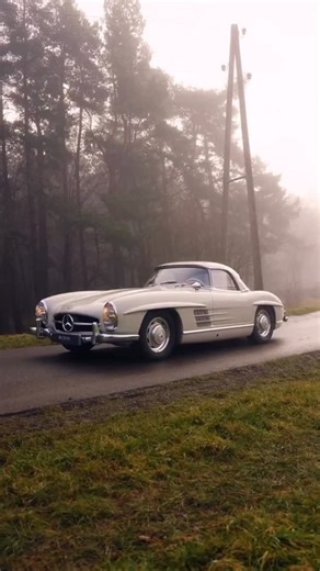 🥇Classclassics on Instagram: "🥇A timeless icon in one of its most elegant specifications. This Mercedes-Benz 300 SL Roadster (W198 II), finished in Stone Grey / White Grey (DB 158) over red leather, perfectly captures the refined character of the later production years. Built in July 1961, it features desirable technical upgrades such as disc brakes and the cast-iron engine, combining classic design with improved drivability. Originally delivered to the USA, the Roadster reappeared with docume