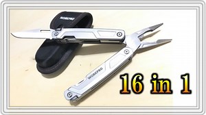 【マルチツールプライヤー】ワークプロ 16in1 10徳 ナイフ キャンプ アウトドア 登山 サバイバル 災害時 工具 おすすめ トピック WORKPRO コスパ 良