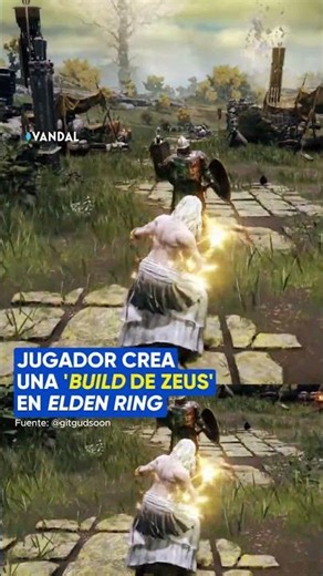 Crea una BUILD de ZEUS en ELDEN RING ⚡😱 #eldenring #fromsoftware #gaming #vandal