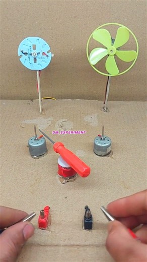 Open dc motor to switch machine generator