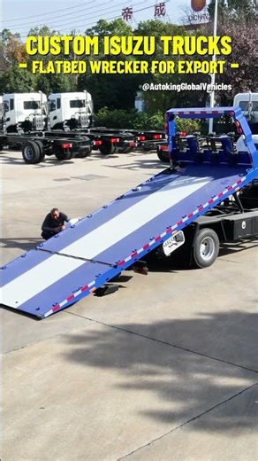 ISUZU FLATBED WRECKER FOR EXPORT #isuzu