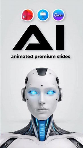 AI Infographic Slides — Animated Artificial Intelligence Templates for PowerPoint & Canva