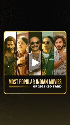 IMDb India on Instagram: "Take a seat & let’s relive the magic of this year’s Most Popular Indian Movies (so far!) 🎬✨ Which one did you enjoy the most? Of all the movies released in India between January 1, 2024 and July 10, 2024, that have an average IMDb user rating of 6 or higher with at least 10,000 votes, these titles were consistently the most popular with IMDb users, as determined by the actual page views of the more than 250 million monthly visitors to IMDb worldwide."