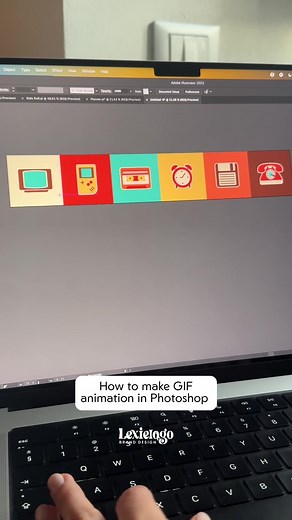 Graphic design tips: How to make GIF animation in Photoshop #photoshop #photoshoptutorial #gif #designprocess #designwithme #brandingtips #graphicdesigntips #designtutorial
